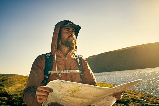 men with a map